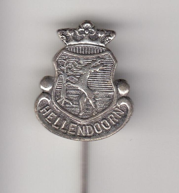 Hellendoorn Stadswapen speldje, Verzamelen, Speldjes, Pins en Buttons, Gebruikt, Speldje of Pin, Overige onderwerpen, Ophalen of Verzenden