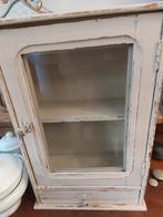 Vitrinekastje met laadje, Ophalen of Verzenden