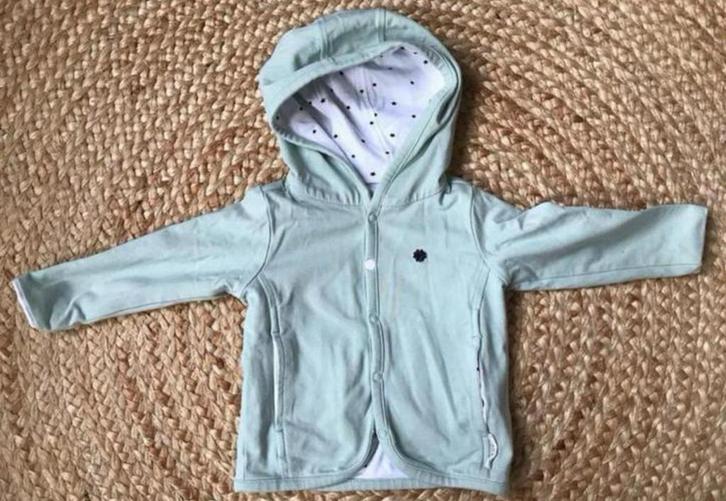 Omkeerbaar vestje Noppies maat 62/68, Kinderen en Baby's, Babykleding | Maat 62, Zo goed als nieuw, Jongetje of Meisje, Truitje of Vestje