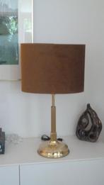 messing lamp met kap, Ophalen of Verzenden, Zo goed als nieuw, Metaal, Minder dan 50 cm