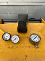 Prestostaat voor een compressor + 3 drukmeters, Doe-het-zelf en Verbouw, Compressors, Ophalen of Verzenden, Gebruikt, 10 bar of meer