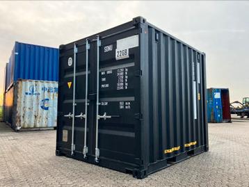 10 ft containers zwart actieprijs! Levering autolaadkraan beschikbaar voor biedingen