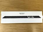 Apple Magic Keyboard Numeric with Touch ID AZERTY Black, Ophalen, Azerty, Zo goed als nieuw, Draadloos