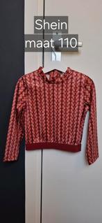 Glans stof shirtje maat 98/110, Ophalen of Verzenden, Meisje, Shirt of Longsleeve