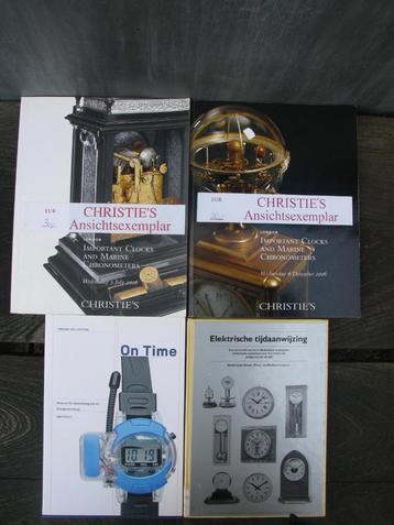 BOEKEN TIJD/KLOKKEN/HORLOGES/CHRONOMETERS beschikbaar voor biedingen
