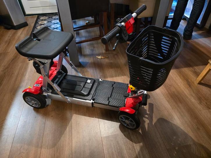 mLite Scootmobiel Inklapbaar | Opvouwbaar, Fietsen en Brommers, Overige Fietsen en Brommers, Zo goed als nieuw, Ophalen