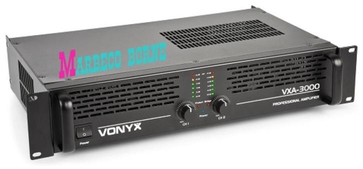 Amplifier, PA Versterker, 2 x 1500 Watt, VXA-3000, Muziek en Instrumenten, Instrumenten | Toebehoren, Nieuw, Overige instrumenten