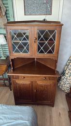 Autenthieke hoekkast, Huis en Inrichting, Kasten | Buffetkasten, Ophalen, Gebruikt, 100 tot 150 cm, Eikenhout