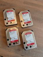 4x WD Red 4TB HDD - NAS Harde Schijven, Computers en Software, Harde schijven, Intern, Server, Ophalen of Verzenden, 4TB