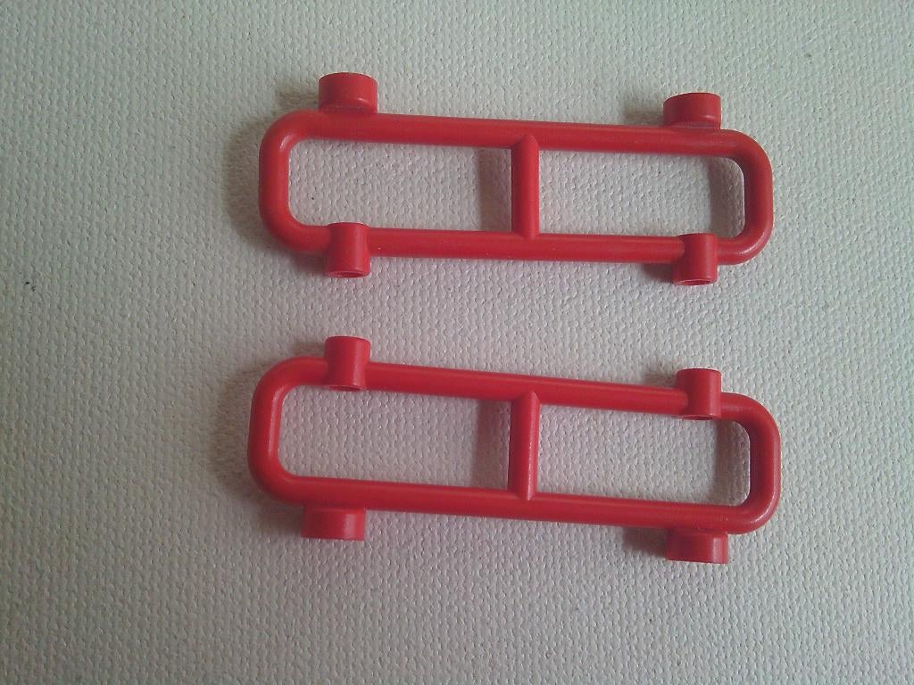 Lego: Hekken 2x8 rood, Ophalen of Verzenden, Zo goed als nieuw, Lego