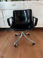 Retro Osvaldo Borsani Tecno bureaustoel, Ophalen, Gebruikt, Zwart, Bureaustoel