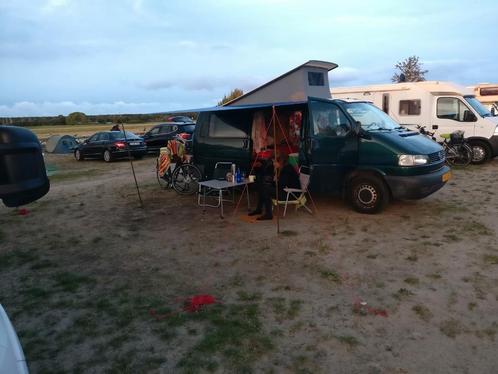 Vw T4 camper, 1e eigenaar. Dragon green metallic. LWB, 5,25m, Caravans en Kamperen, Campers, Particulier, Bus-model, tot en met 2