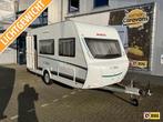 Dethleffs C'Joy 420 QSH XL KOELKAST-VOORTENT, Caravans en Kamperen, Caravans, Schokbreker, Bedrijf, Treinzit, Dethleffs