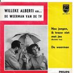 Willeke Alberti en... De Weerman van de TV, Cd's en Dvd's, Vinyl Singles, 7 inch, Single, Ophalen of Verzenden, Zo goed als nieuw