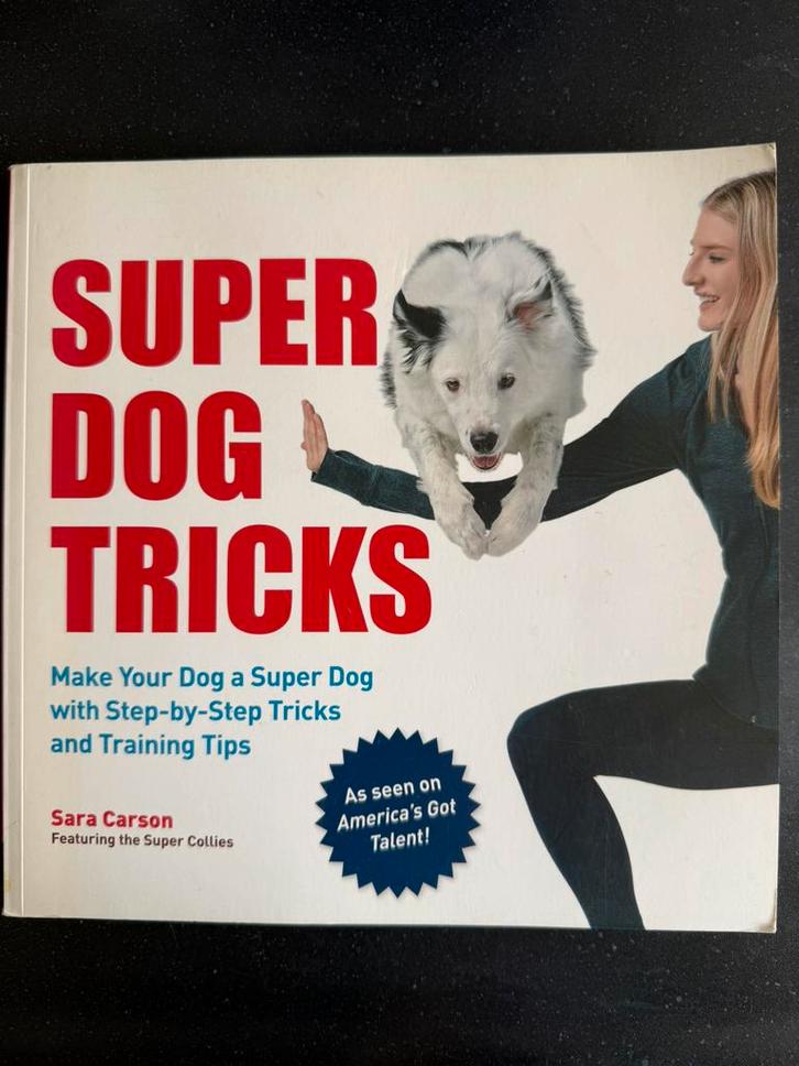 Super Dog Tricks van Sara Carson, Boeken, Dieren en Huisdieren, Zo goed als nieuw, Honden, Ophalen of Verzenden