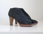 Paul Green - leuke zomer hakken / blauw leer / maat 37,5, Kleding | Dames, Schoenen, Pumps, Zo goed als nieuw, Paul Green, Verzenden