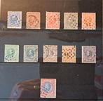 Nederland 1872/1888 nvph 19/29 gest,, Ophalen of Verzenden, T/m 1940, Gestempeld