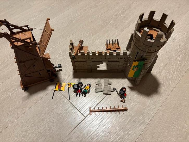 Playmobil Vintage Ridders Kasteelruine met Aanvalstoren, Kinderen en Baby's, Speelgoed | Playmobil, Gebruikt, Ophalen of Verzenden
