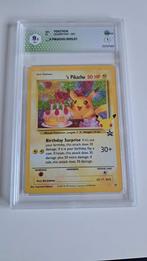Birthday pikachu promo grade 9.5, Hobby en Vrije tijd, Verzamelkaartspellen | Pokémon, Ophalen of Verzenden, Zo goed als nieuw