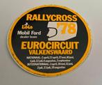 Sticker Rallycross Eurocircuit Valkenswaard 1979, Ophalen of Verzenden, Nieuw, Sport