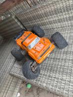 1/8 OUTCAST 6S 4X4 RTR borstelloze stunttruck, oranje, Elektro, Gebruikt, Auto offroad, Ophalen of Verzenden