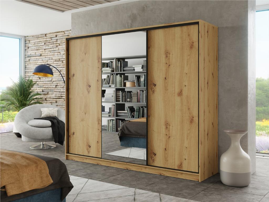 KLEDINGKAST MET TRANSPORT EN MONTAGE, Huis en Inrichting, Kasten | Kledingkasten, Nieuw, 200 cm of meer, 200 cm of meer, 50 tot 75 cm