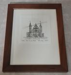 Ets Theo van den Bulk, Antiek en Kunst, Kunst | Etsen en Gravures, Ophalen of Verzenden