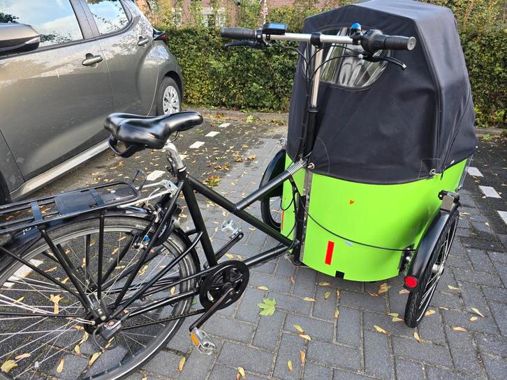 Elektrische Nihola Dog –Open klep – Bafang middenmotor, Fietsen en Brommers, Fietsen | Bakfietsen, Zo goed als nieuw, Overige merken