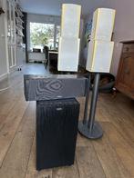 Boston Dolby surround speakers 5.1 + 2 standaards, Audio, Tv en Foto, Luidsprekers, Gebruikt, 60 tot 120 watt, Complete surroundset