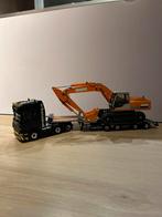 Scania Broshuis model dieplader met kraan, Ophalen of Verzenden, Zo goed als nieuw, Bus of Vrachtwagen
