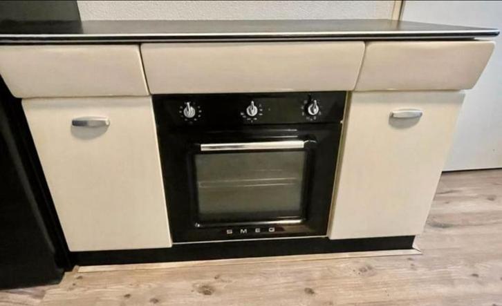 American Kitchen van Franke met Smeg Oven 137,5cm breed, Huis en Inrichting, Keuken | Complete keukens, Gebruikt, Enkelwandige keuken