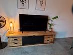 Tv meubel/kast mangohout industrieel, Ophalen of Verzenden, Zo goed als nieuw, 25 tot 50 cm, Minder dan 100 cm