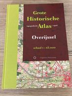 Grote Historische Atlas Overijssel, Overige atlassen, Ophalen of Verzenden, Zo goed als nieuw, 1800 tot 2000