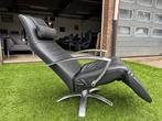 Jori Brainbuilder design relax fauteuil stoel zwart leer, Ophalen, Metaal, Jori, Geen