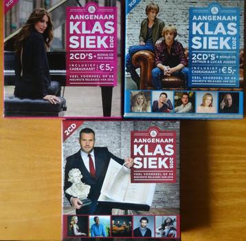  CDs..3 sets Aangenaam Klassiek  --  2012 / 2013 / 2015 beschikbaar voor biedingen
