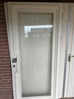 Voordeur met melkglas 93 x 211,5 cm, Doe-het-zelf en Verbouw, Ophalen, Gebruikt, 80 tot 100 cm, Buitendeur