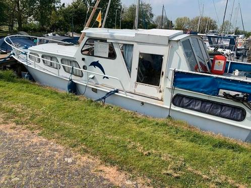 Kruiser met 4 slaapplaatsen, Watersport en Boten, Motorboten en Motorjachten, Gebruikt, Staal, 9 tot 12 meter, Diesel, Binnenboordmotor