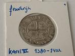Zeldzame zilveren munt karel VI zoon van karel V, Ophalen of Verzenden, Duitsland