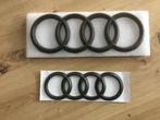 Audi emblemen mat zwart voor en achter, Ophalen of Verzenden, Nieuw, Audi