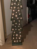 Kerstboom  hout groen met lampjes hoog 122 cm en breed 24 cm, Diversen, Ophalen, Nieuw