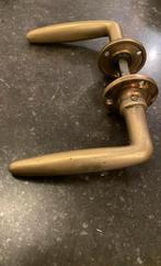 1x set Deurklink antiek Dudok messing ROND 1930 Deurkruk oud, Antiek en Kunst, Ophalen of Verzenden