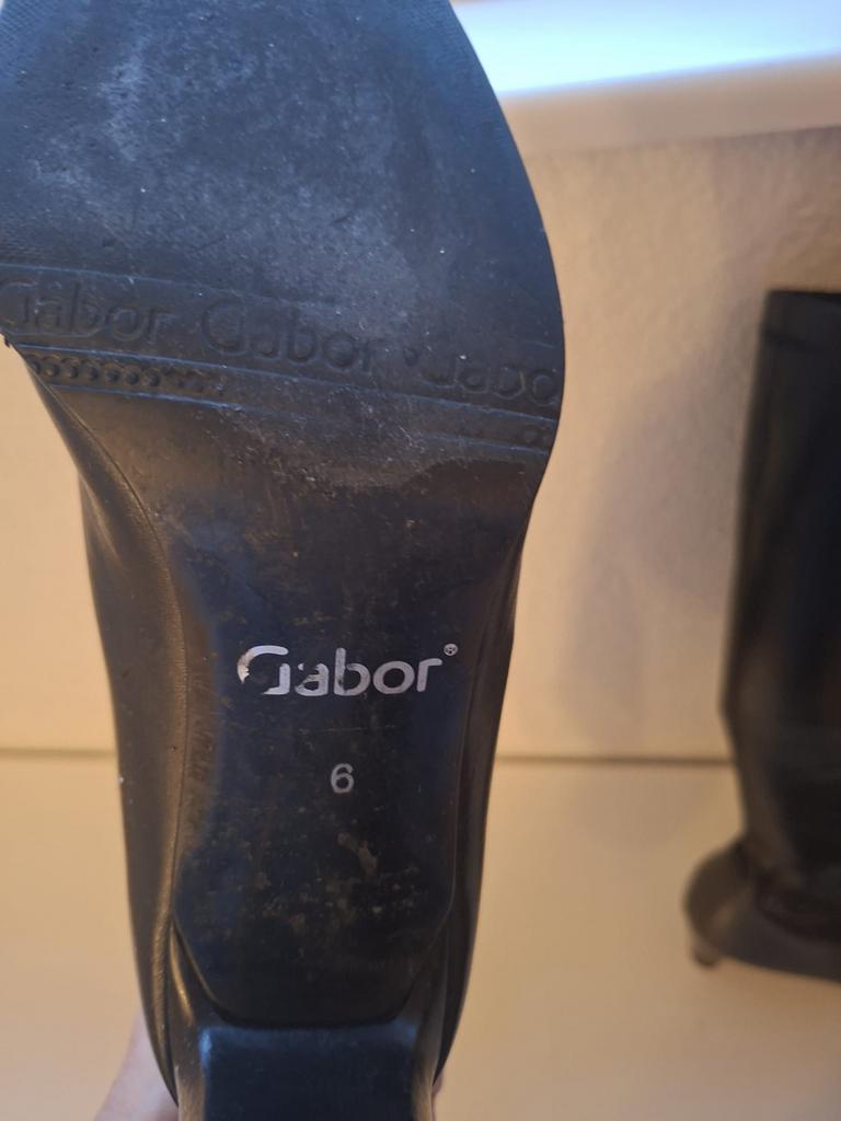 Elegante zwarte Gabor laarzen, Hoge laarzen, Zwart, Ophalen of Verzenden, Zo goed als nieuw