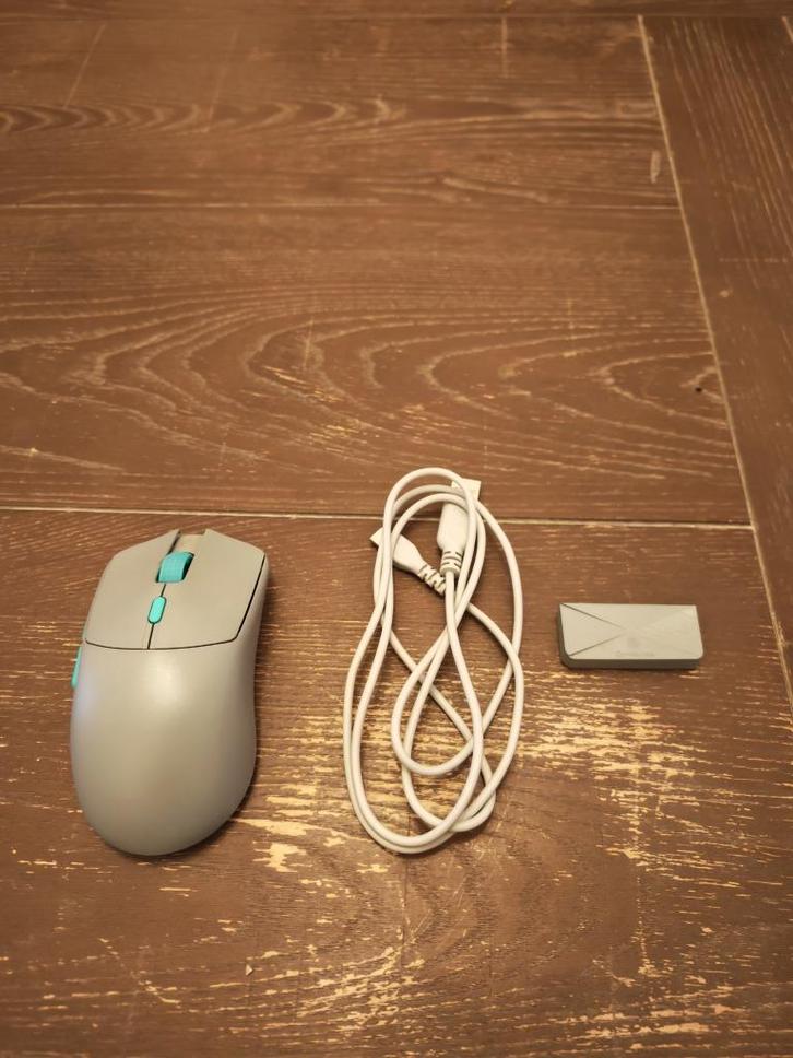 G-Wolves HTS+ 4K wireless gaming muis, Computers en Software, Muizen, Zo goed als nieuw, Muis, Rechtshandig, Draadloos, Gaming muis