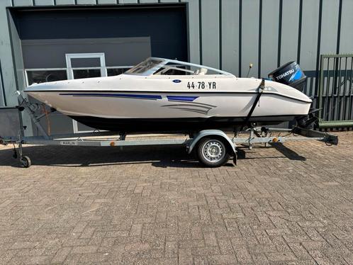 Fibrafort 160 Style, Watersport en Boten, Speedboten, Zo goed als nieuw, 3 tot 6 meter, Benzine, Minder dan 70 pk, Polyester, Buitenboordmotor