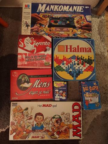 Gezelschapsspellen borspellen 2,50 per stuk beschikbaar voor biedingen
