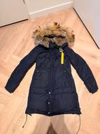 Parajumpers Long Bear Jas met Bont, Ophalen of Verzenden, Zo goed als nieuw, Maat 36 (S), Blauw