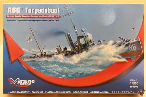 ROWASP | Mirage Hobby 1/350 A86 – Torpedoboot, Hobby en Vrije tijd, Modelbouw | Boten en Schepen, Nieuw, 1:200 of kleiner, Overige merken