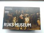 Puzzel Rijksmuseum Amsterdam de Nachtwacht 1000 stukjes, Hobby en Vrije tijd, Denksport en Puzzels, Gebruikt, Ophalen of Verzenden