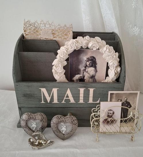 Hele mooie en helemaal gave postbak met laadje, Antiek en Kunst, Curiosa en Brocante, Ophalen of Verzenden
