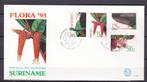 Republiek Suriname FDC Zonnebloem nr. E 164 Onbeschreven, Postzegels en Munten, Postzegels | Eerstedagenveloppen, Ophalen of Verzenden